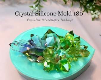 Crystal Cluster Silicone Mold: Resin Craft Mould