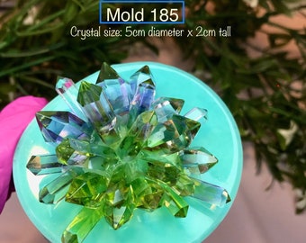 Crystal Cluster Silicone Mold 185: Resin Crafting