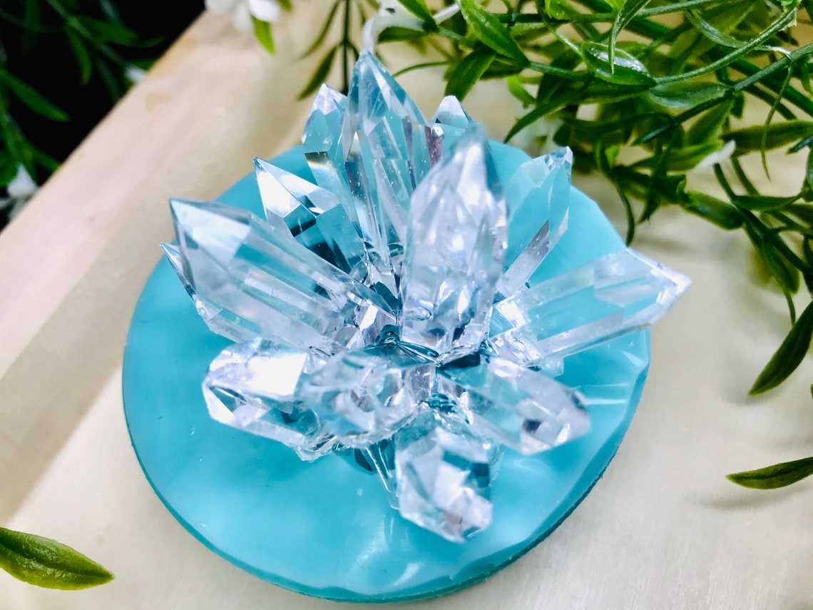 Crystal Cluster Silicone Mold Etsy Canada
