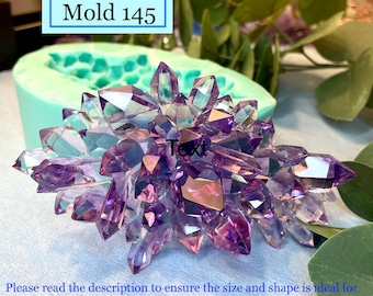 Crystal Cluster Silicone Mold - Resin Mould 145