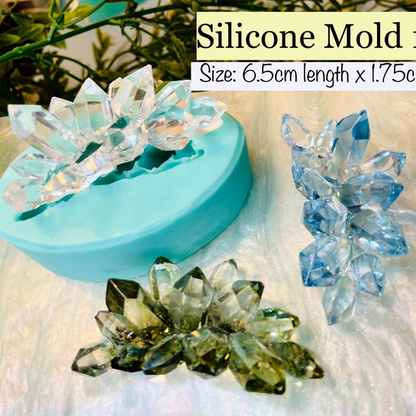 Crystal Cluster Mold, Classique Mold 170, Resin Crystal Mold