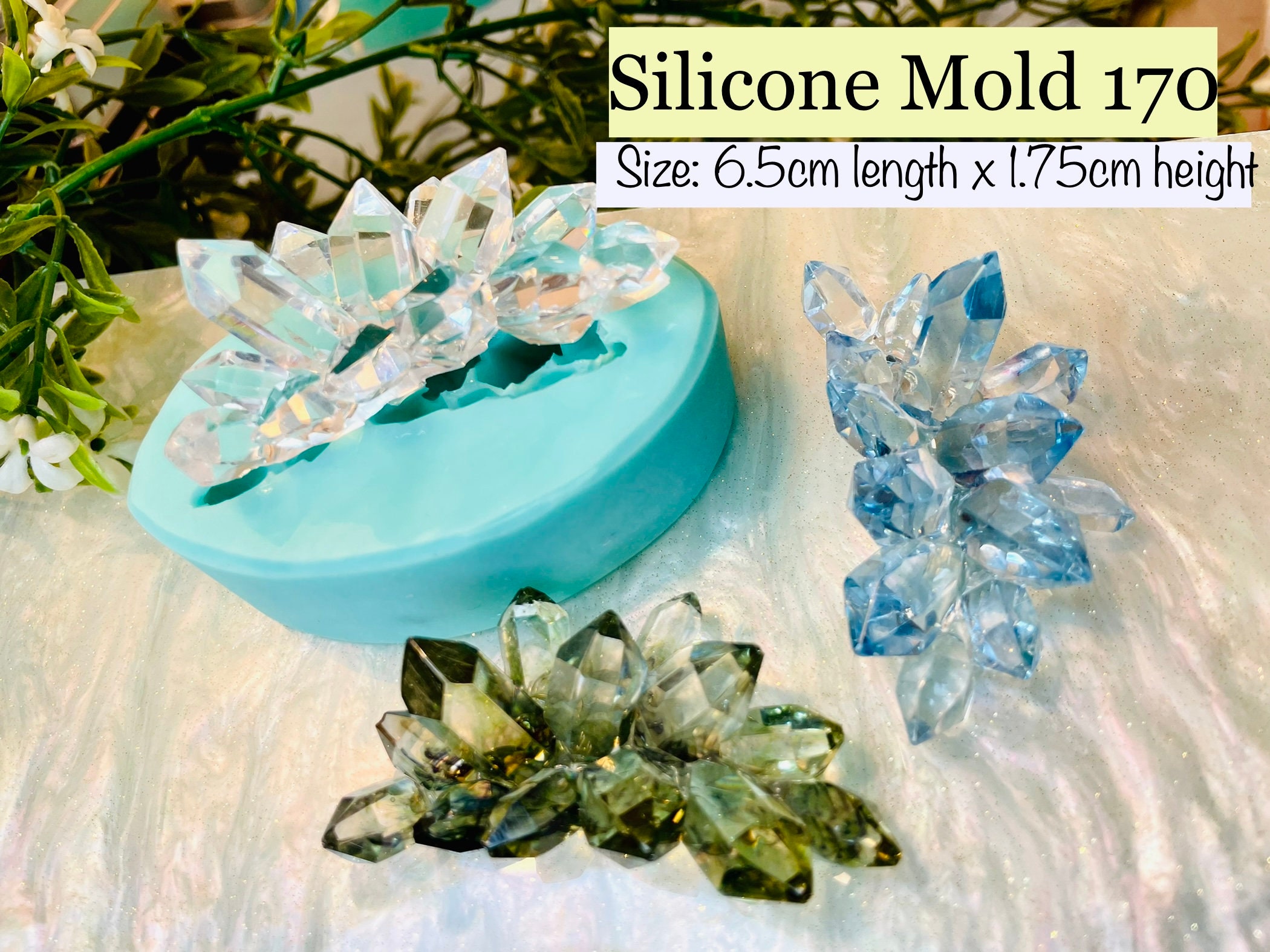Crystal Edge Silicone Resin Coaster Mold – Phoenix