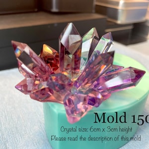 Crystal Silicone Mold || Resin Crystal Mold|| Mold 150 || Classique Mold 150