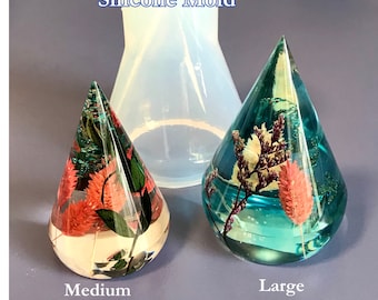 Cone Ring Holder Mold: Clear Silicone, Deep Casting
