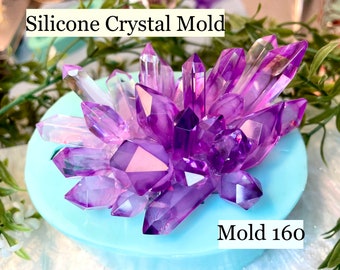 Crystal Cluster Silicone Mold: Resin Craft AAA+ Quality