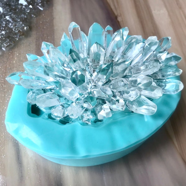 Extra Large Crystal Cluster Resin Silicone Mold