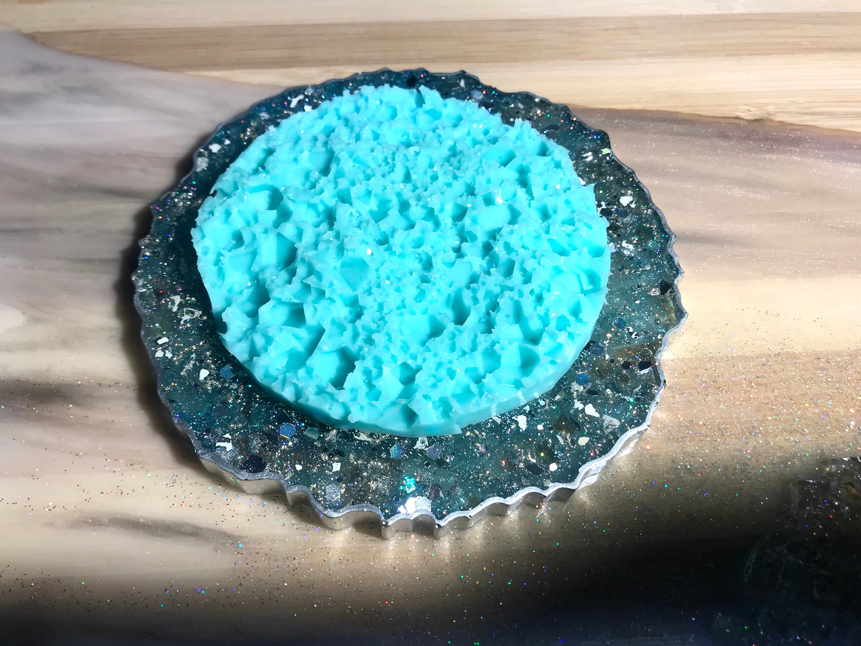 4.25 Druzy Resin Silicone Mold Insert high Quality Silicone Etsy