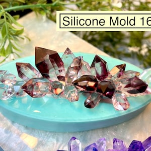 Crystal Cluster Silicone Mold, Crystal Mold, Resin Crystal Mold, Classique Mold 165