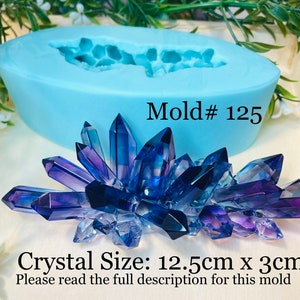 Crystal Silicone Mold, Resin Crystal Mold, Classique Mold, Mold# 125