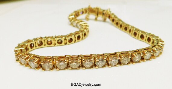 Vintage Estate Antique 14K Yellow Gold 45 Diamonds