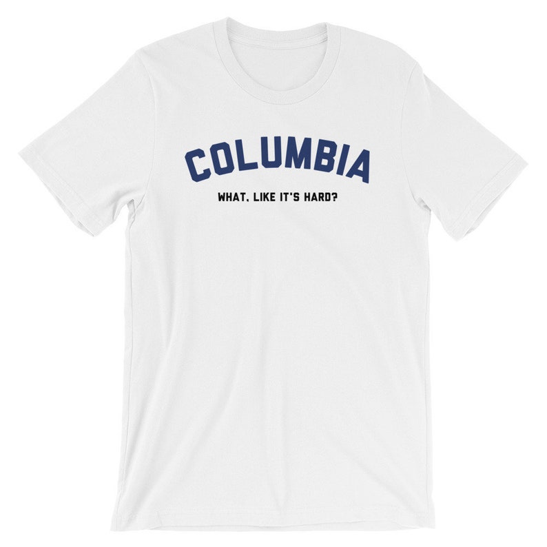 columbia university t shirt