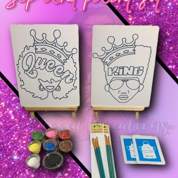 Pre Drawn Canvas Bulk Etsy