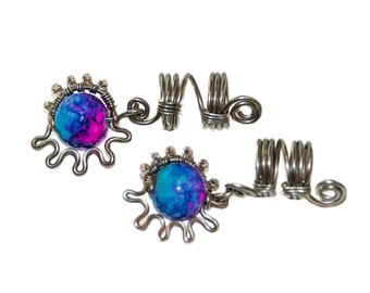 Wire Wrapped Dread Cuffs