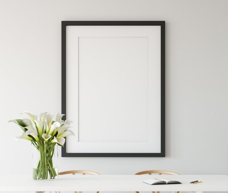 Frame Onlv! Add a Frame to Your Print Deluxe Black Poster Frame Add to Your Cart with Any Print in Our Shop