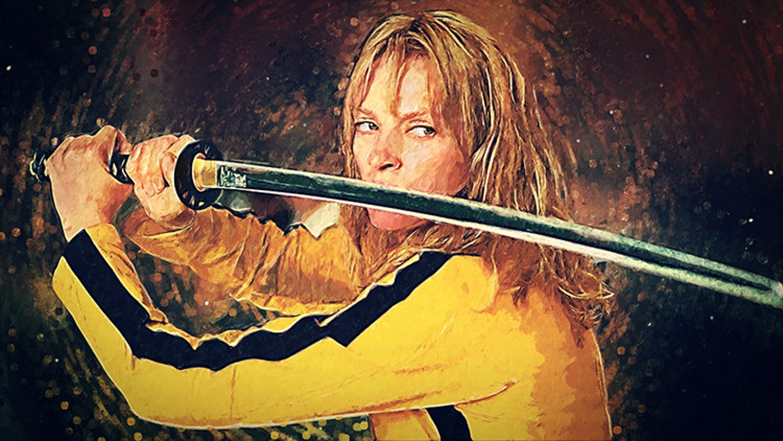 Beatrix Kiddo Kill Bill Illustration Movie Poster | Etsy