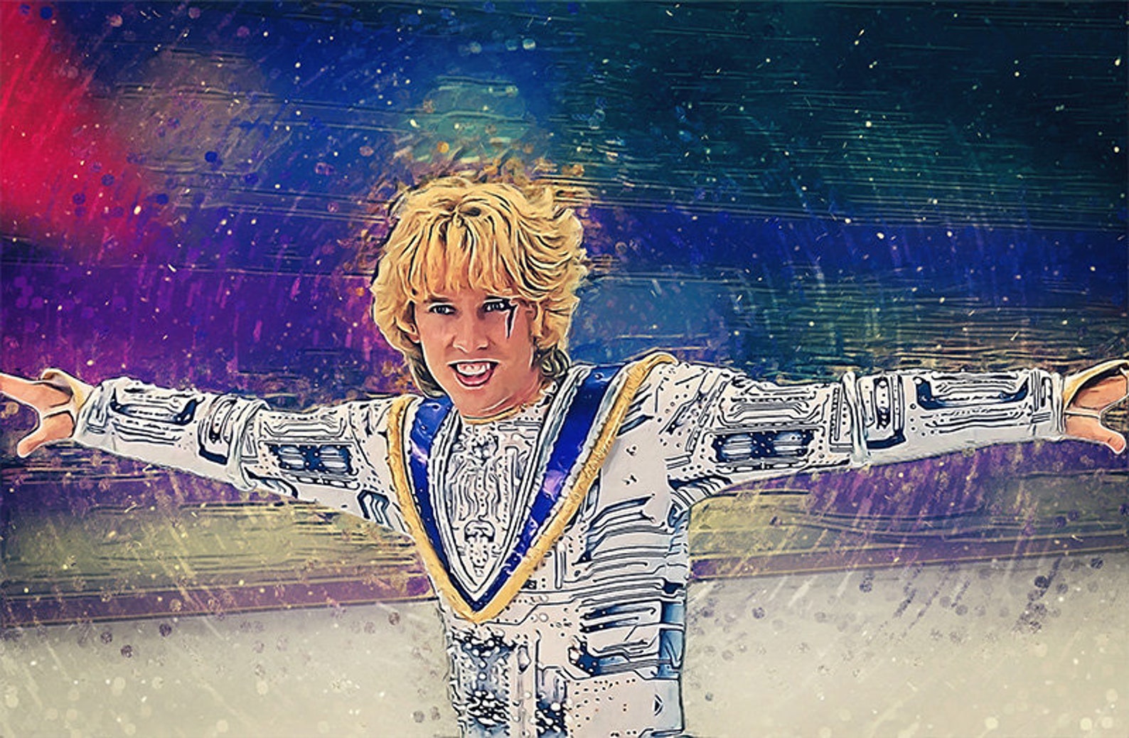 Blades of Glory Jimmy MacElroy Illustration Art Print Jon Etsy