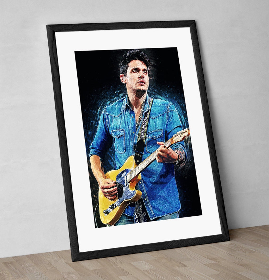 John Mayer John Mayer Poster John Mayer Wall Art Etsy