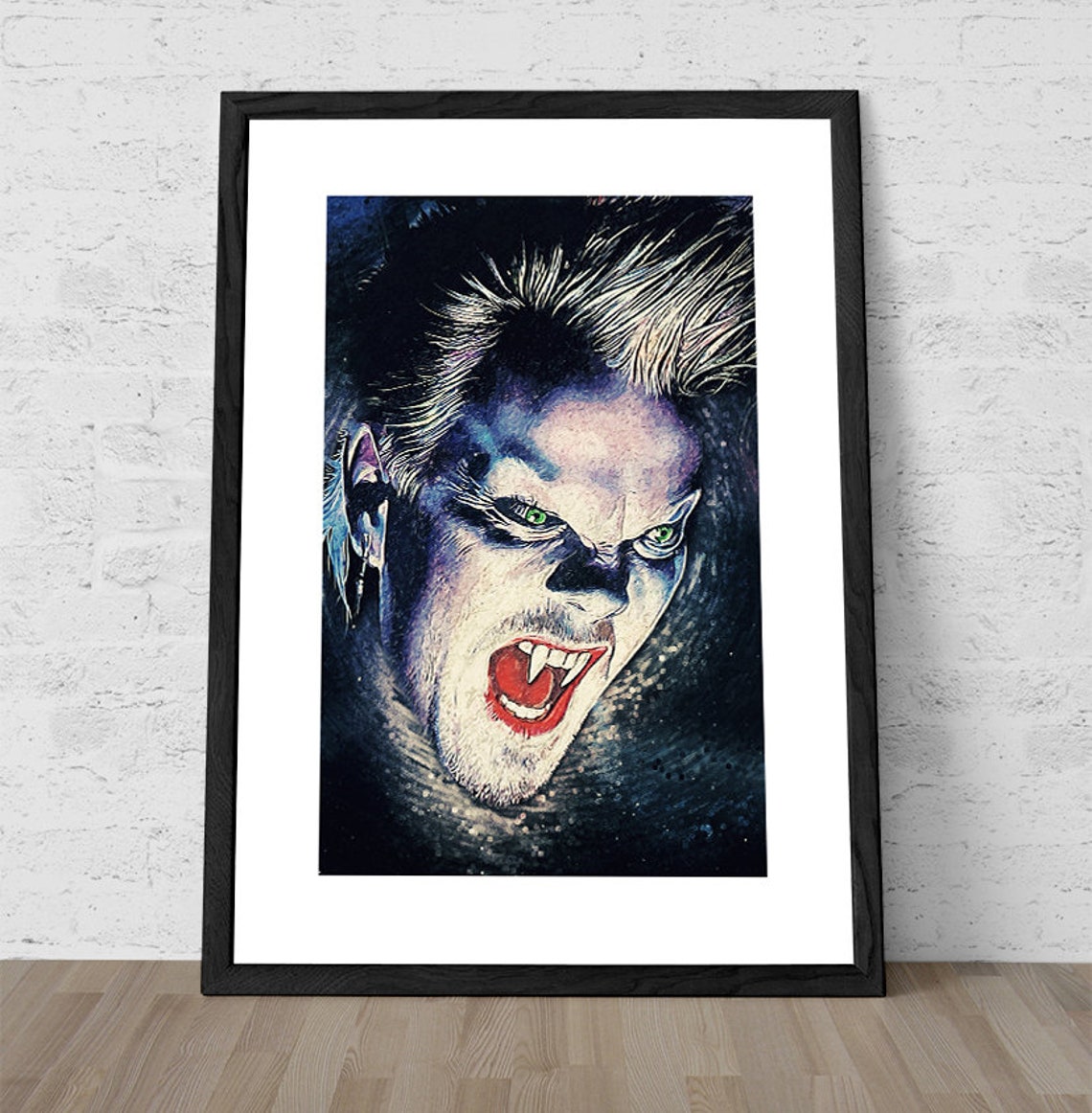 David Van Etten the Lost Boys Digital Painting Vampire Etsy