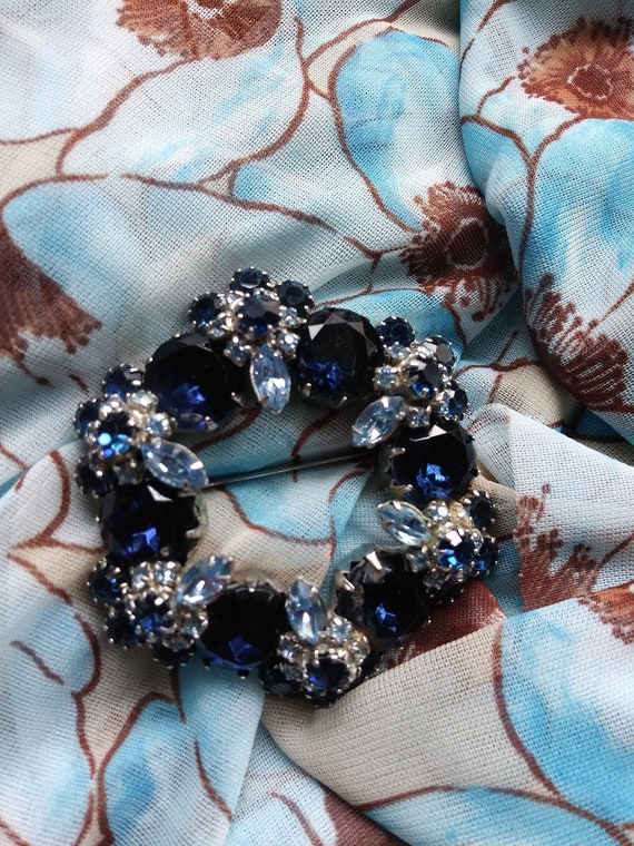 Vintage costume jewelry brooch
