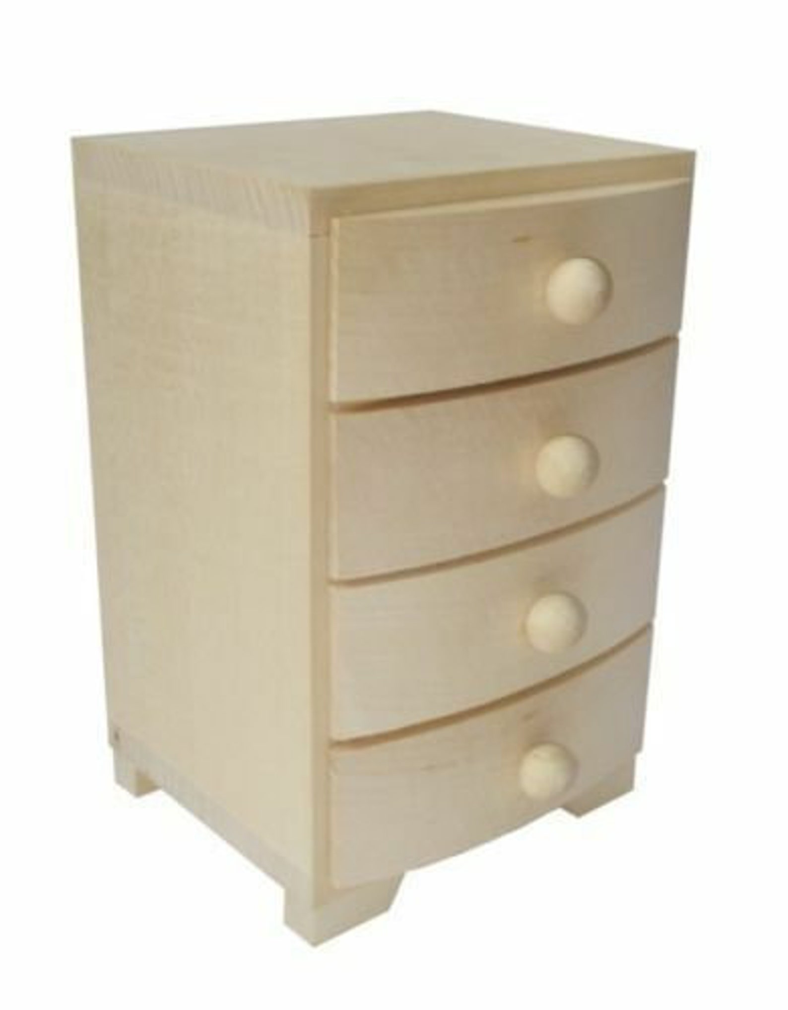 Pine Wood 4 Drawer Mini Chest of Drawers on Small Feet. Etsy UK
