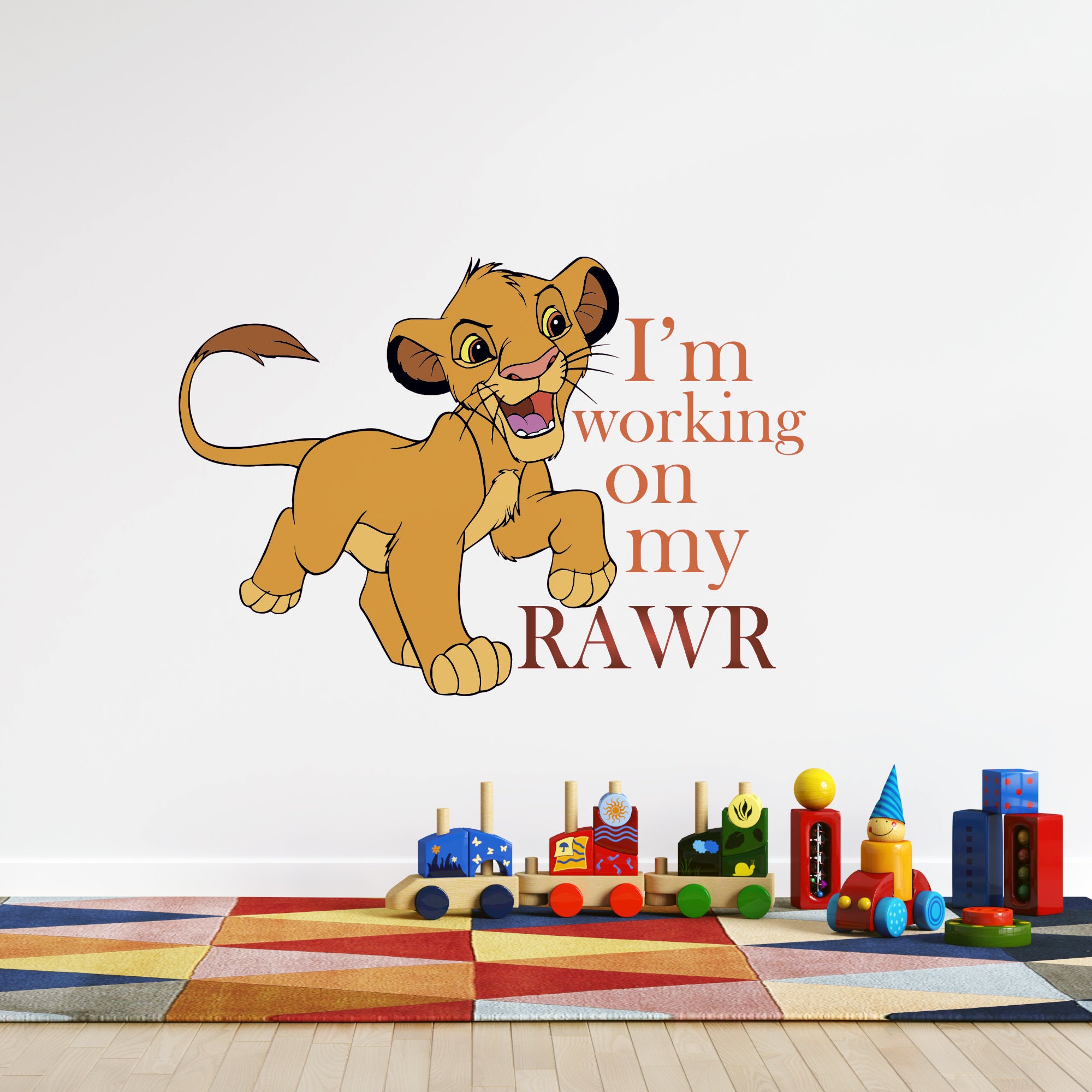 The Lion King Home Art Decor Vinyl Simba Wall Decal Quotes Etsy