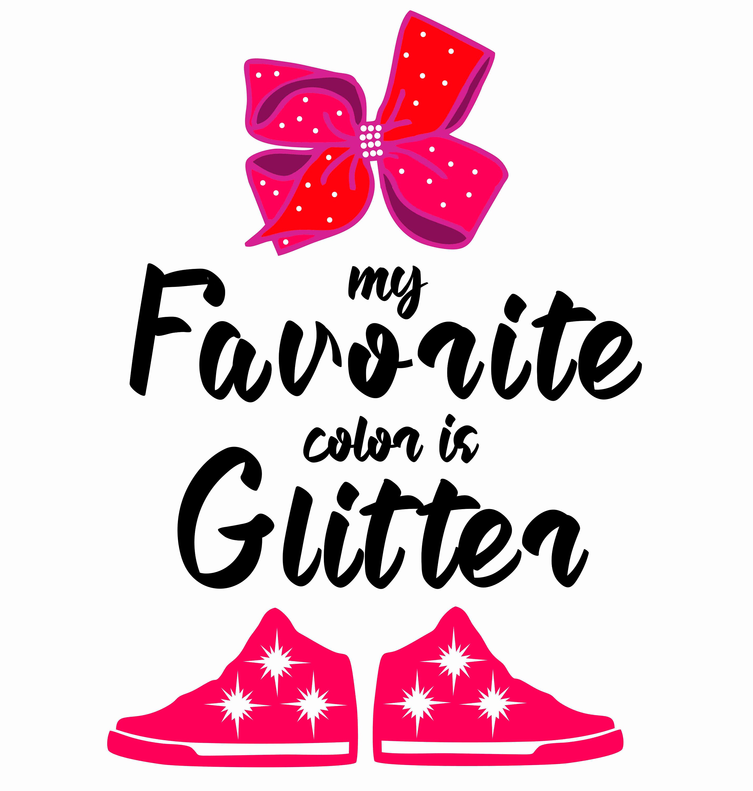 Meine Lieblingsfarbe ist Glitzer Zitate Design Vinyl Etsy.de