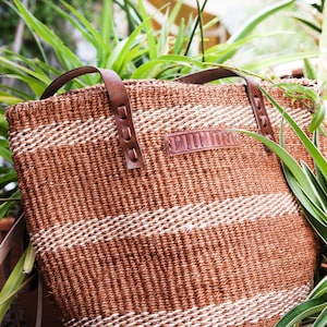 Beach Bag, French Basket, African Sisal Bag, Sisal Tasche, Straw Tote, Tote Straw Bag, Basket Bag, African Basket, Shopper Bag,Market Basket