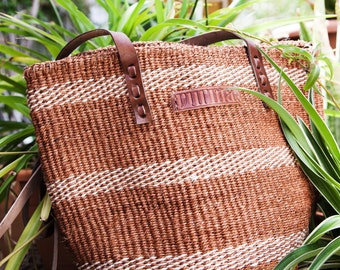 Beach Bag, French Basket, African Sisal Bag, Sisal Tasche, Straw Tote, Tote Straw Bag, Basket Bag, African Basket, Shopper Bag,Market Basket