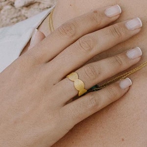 18k Gold Ring, Gold Plated Ring for Women, 18k Gold Filled Ring, Women Gold Rings, 18k Gold Band Ring, Minimalist Gold Ring, Stackable Ring