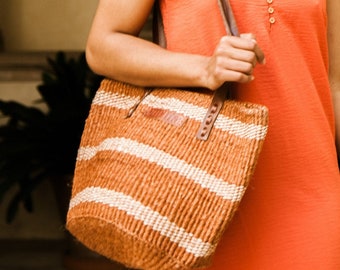 Summer Bag, Raffia Basket, Sisal Basket, Sisal Bag, Natural Bag, Bohemian Bag, Woven Tote Bag, Straw Bag for Women, Shoulder Bag, Raffia Bag