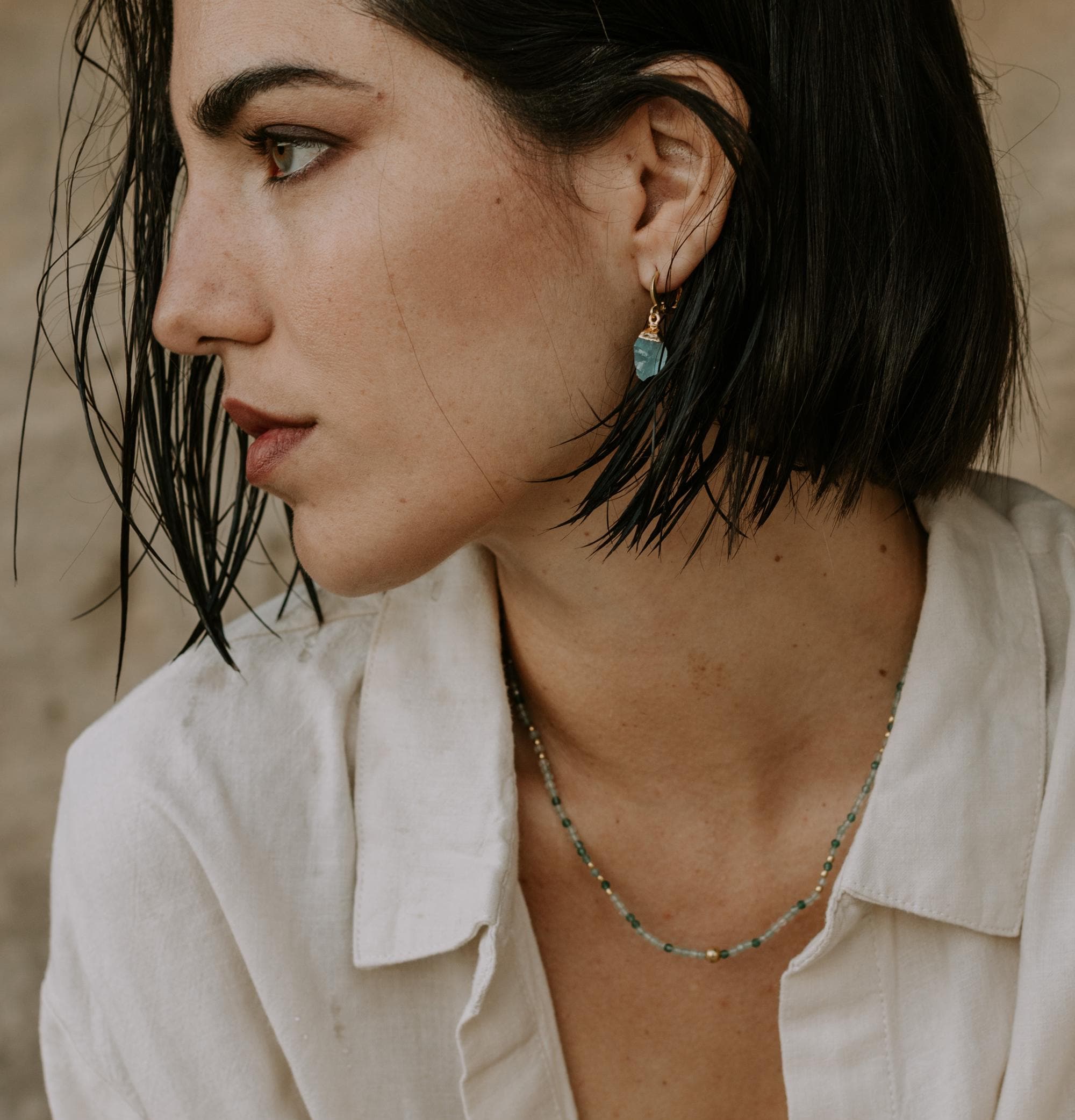 トルマリンネックレス、ターコイズビーズネックレス、マルチカラージェムストーンネックレス、レインボーマルチジェムネックレス、ジェイドジェムビーズネックレスマルチストーン  - Etsy 日本