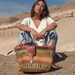Bohemian Bag, Canvas Bag, Boho Bag, Straw Bag, Crossbody Bag, Beach Bag, Summer Bag, Hippie Bag, Bag for Women, Straw Purse, Boho Purse 