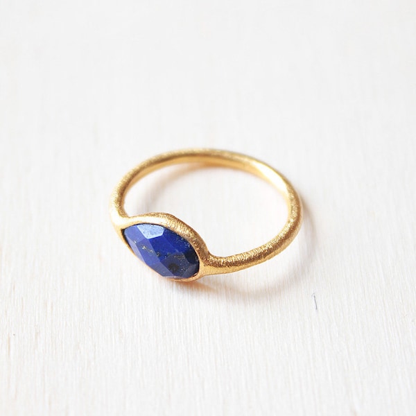 Bague Lapis Lazuli, Bague Gemme, Bague Lapis, Bague Aigue-Marine, Bague Saphir, Bague Pierre Gemnelle, Bague Lapis Lazuli Or, Bague Quartz Rose Or