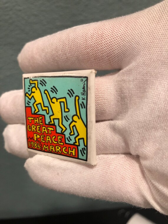Vintage 1986 Keith Haring The Great Peace March p… - image 3