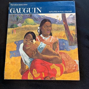 Vintage „The Colour Library of Art Gauguin” książka w twardej oprawie z obwolutą, wydruk z 1968 r. autorstwa Ronalda Alleya, książka o sztuce, przewodnik po historii sztuki