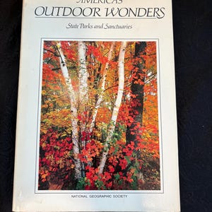 Vintage America&#39;s State Parks Book: 1987 National Geographic Hardcover
