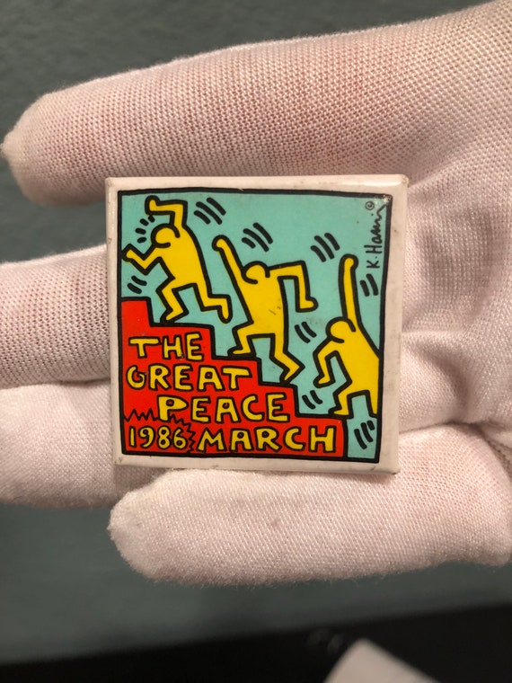 Vintage 1986 Keith Haring The Great Peace March p… - image 2