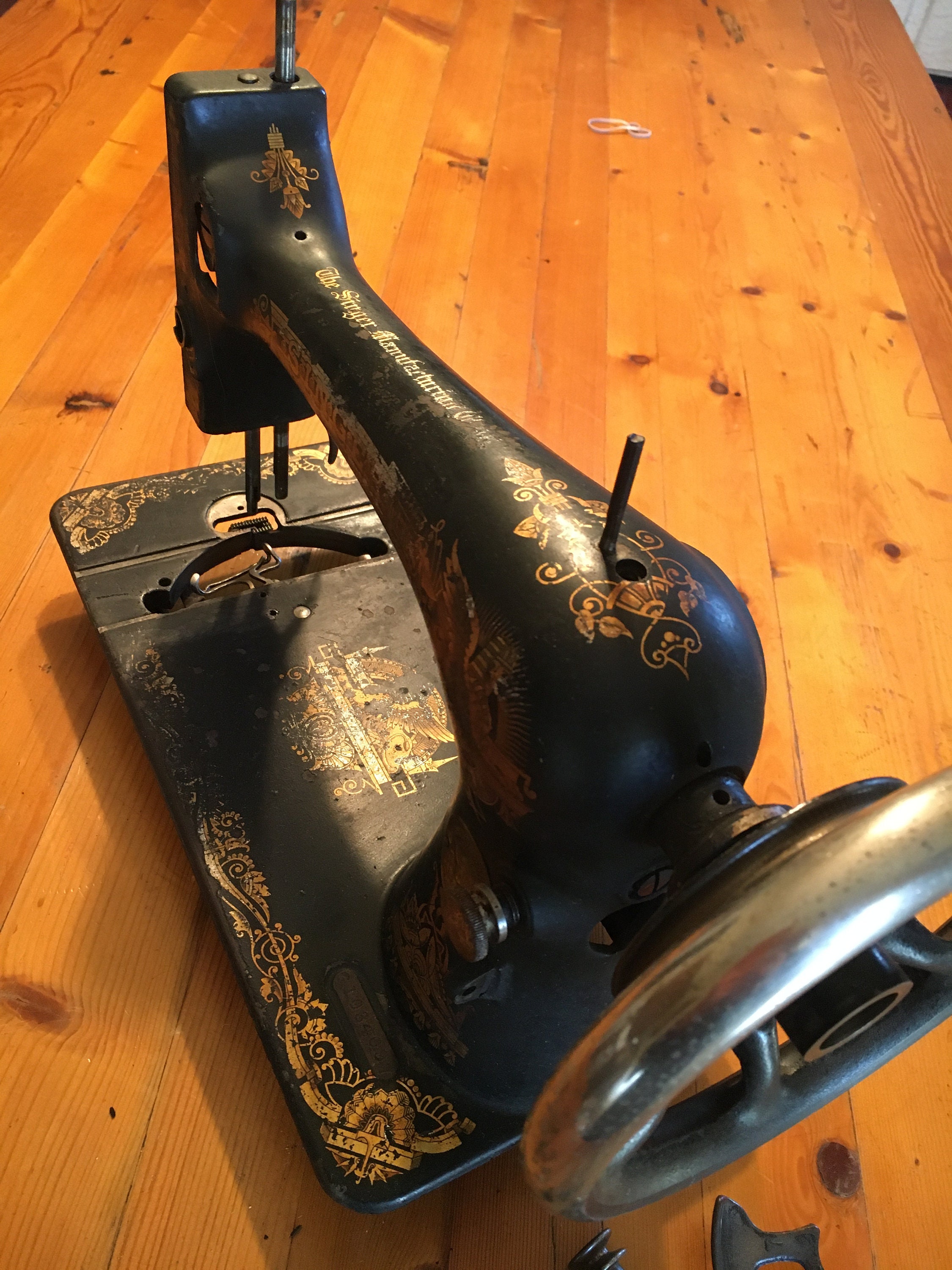 Sewing Machines 904 Antique Singer 16K Sphinx Collectible Rare Sewing