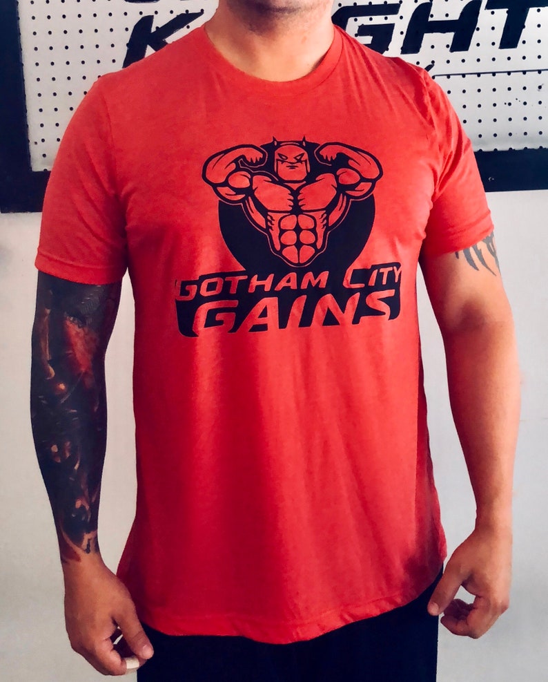 batman gym t shirt
