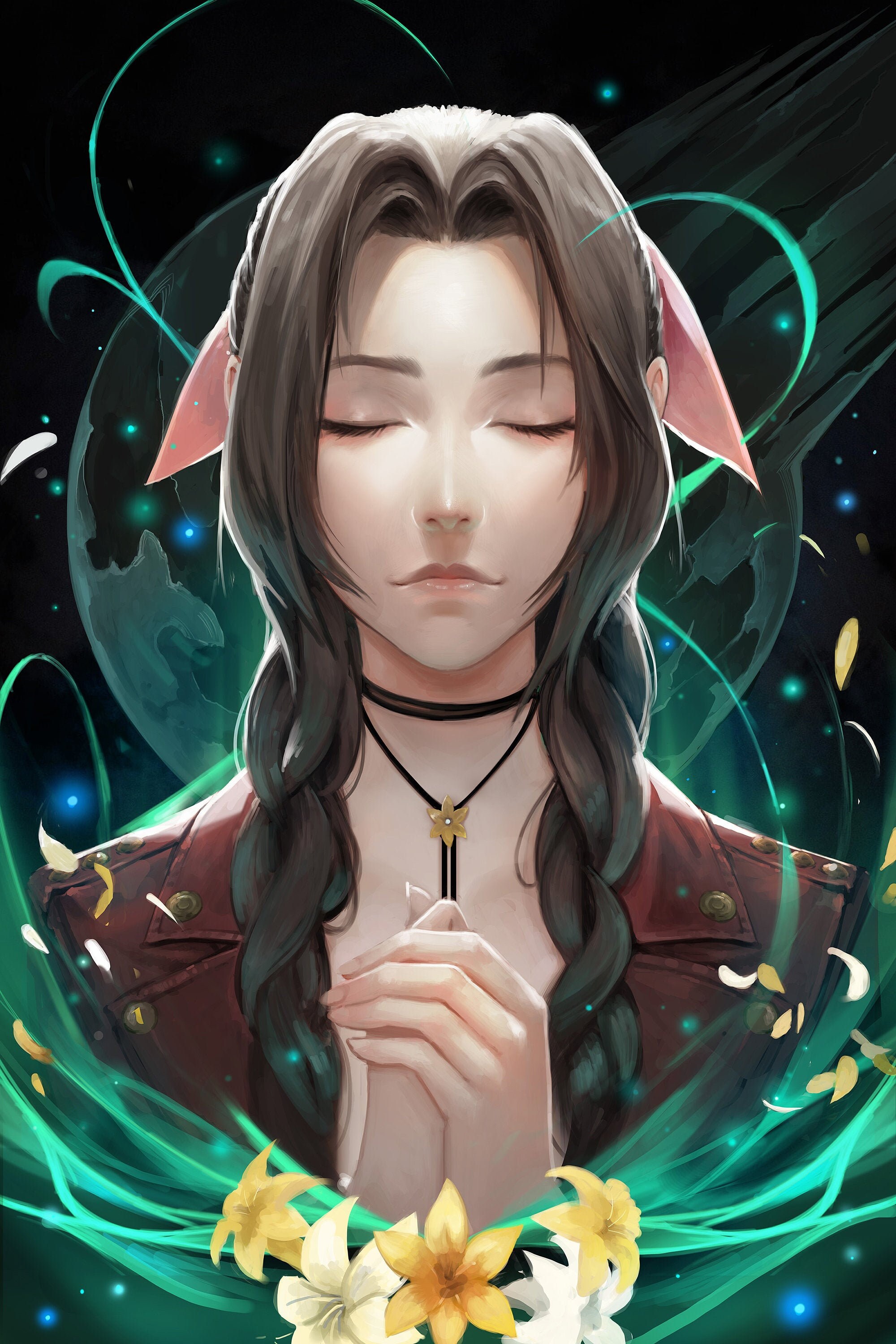 Aerith Portrait Etsy