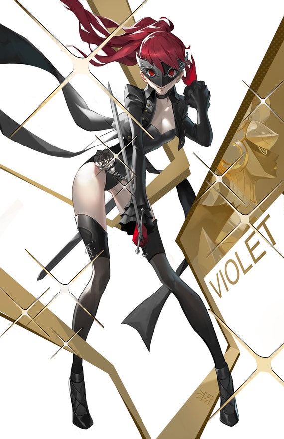 Persona 5 Royal Kasumi violet Etsy