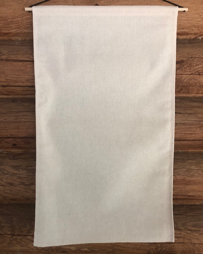 Blank Canvas Banner Homemade Custom Blank Wall Hanging Etsy