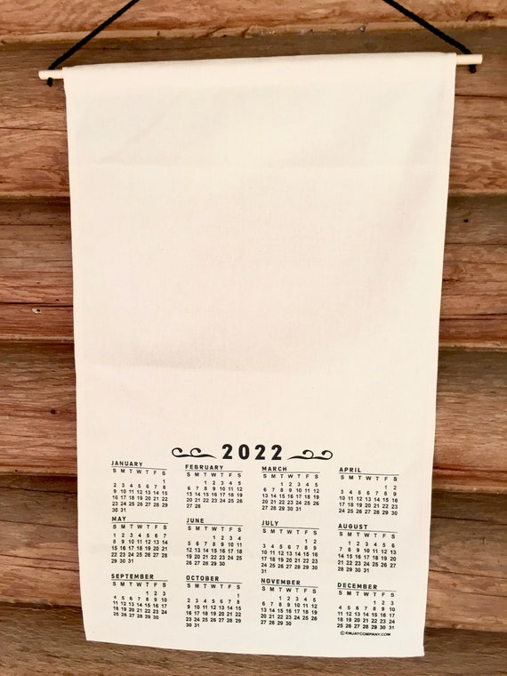 Blank Canvas 2022 Calendar Homemade Custom Personalized | Etsy India