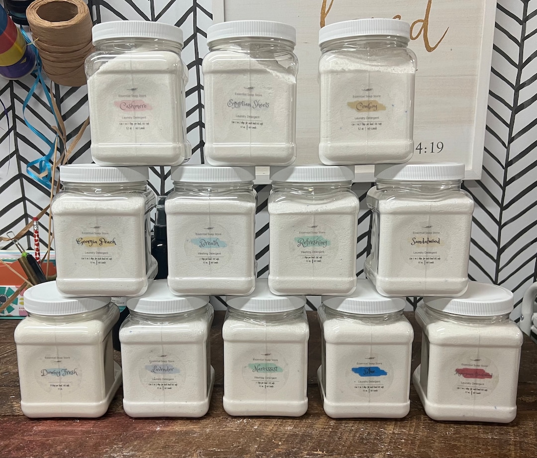Laundry Detergent 32 Oz. Natural, Vegan, Septic Safe, & Biodegradable Etsy