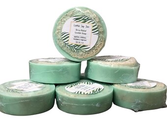Sinus Loofah Soap 4 oz. Melaleuca, Peppermint, & Eucalyptus Essential Oils