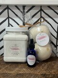 Bundle Wool Dryer Balls, Fragrance Reload, & Detergent 32 oz. Natural, Vegan, Septic Safe, Biodegradable and safe for sensitive skin.