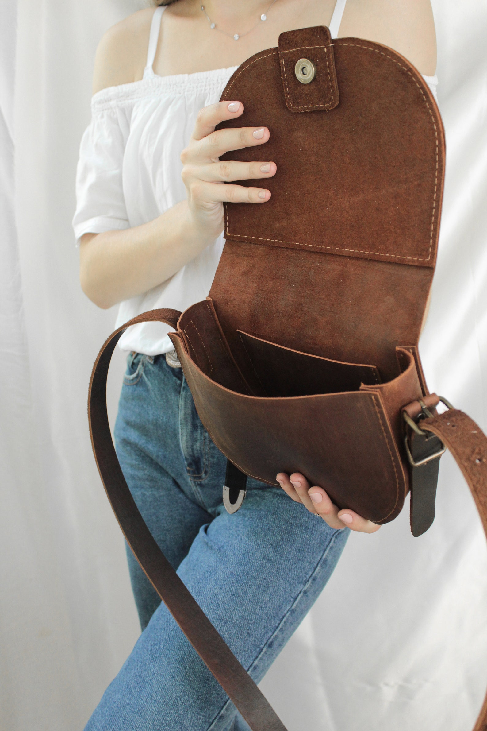 Saddle Bag Crossbody Bag Leather Saddle Bag Women Saddle Etsy