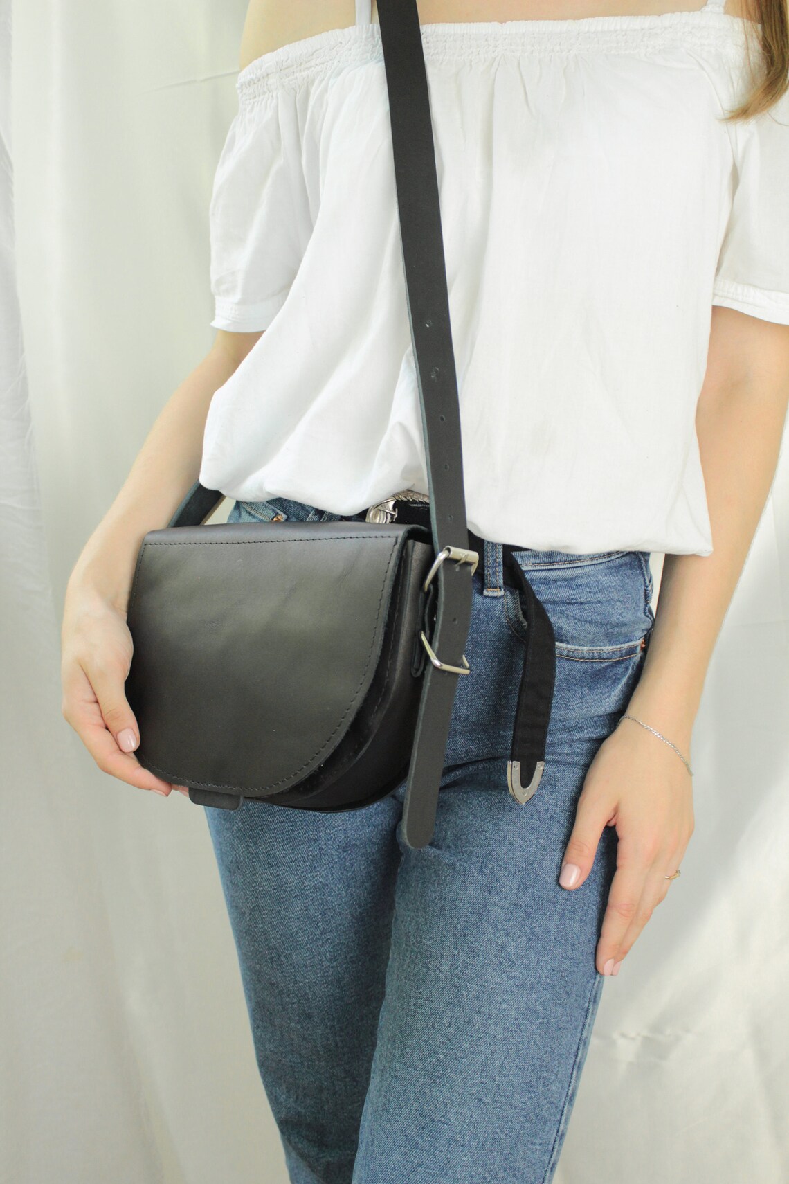 Saddle Bag Crossbody Bag Leather Saddle Bag Women Saddle Etsy