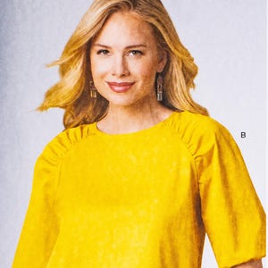 New Look, N6708, 6708, Misses&#39;, Tops, Sewing Pattern, Size, 6, 8, 10, 12, 14, 16, 18, New, Uncut, Factory Fold, 2021