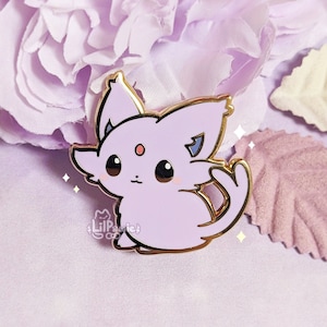 Espeon 1.3'' Gold-plated Hard Enamel Pin Baby Eeveelution Psychic Type